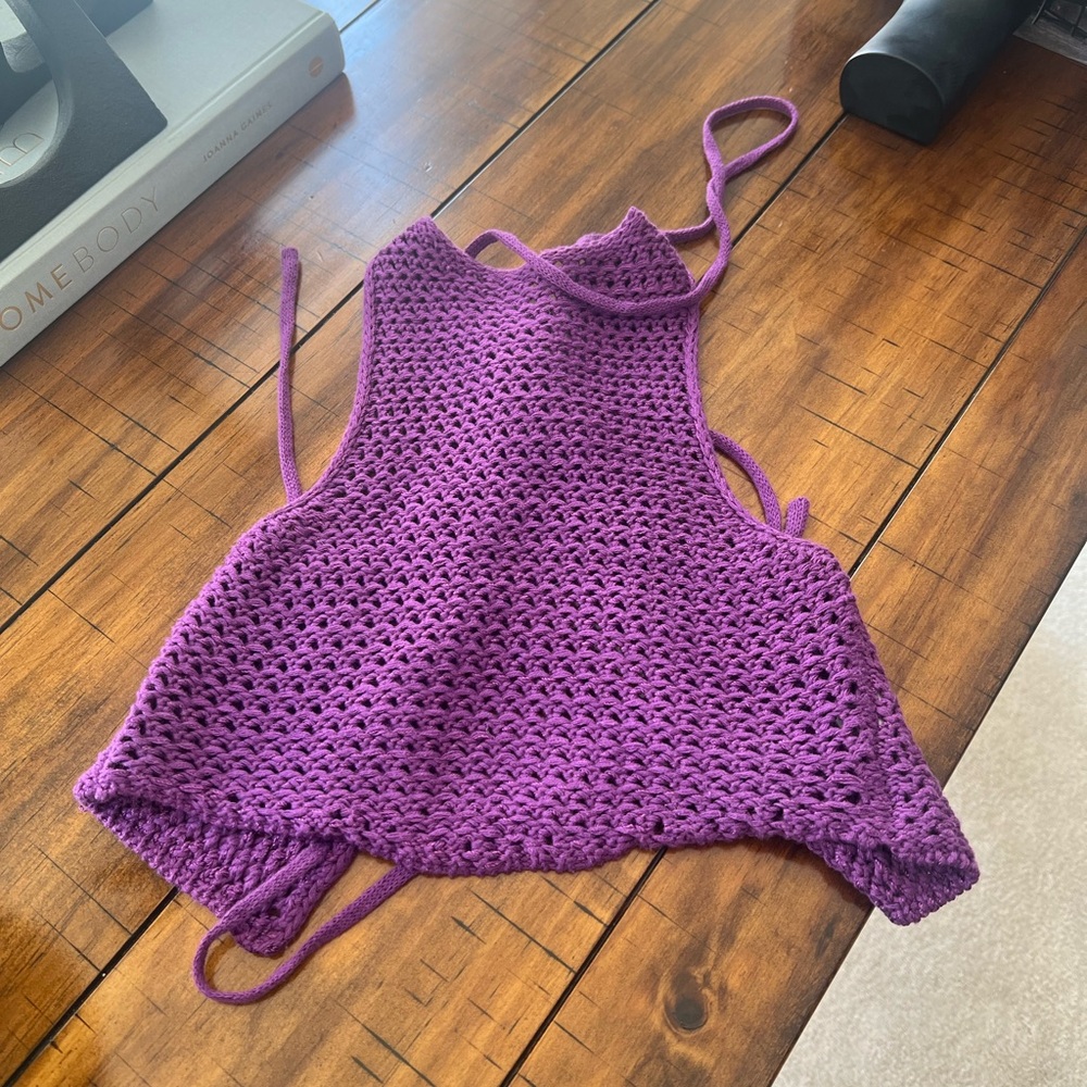 Meshki Knit Halter Top